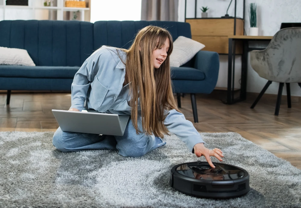 robot vacuum cleaner hardwood floor